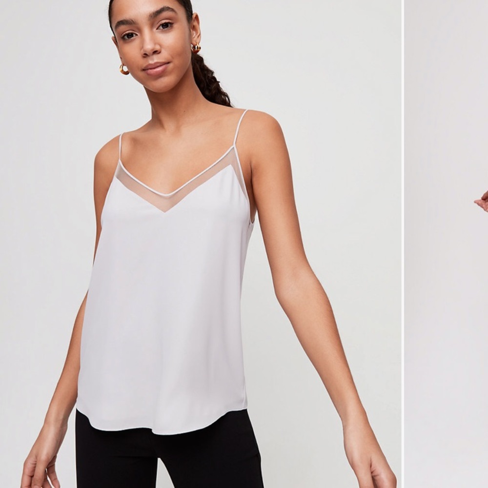 Aritzia babaton silk tank size small